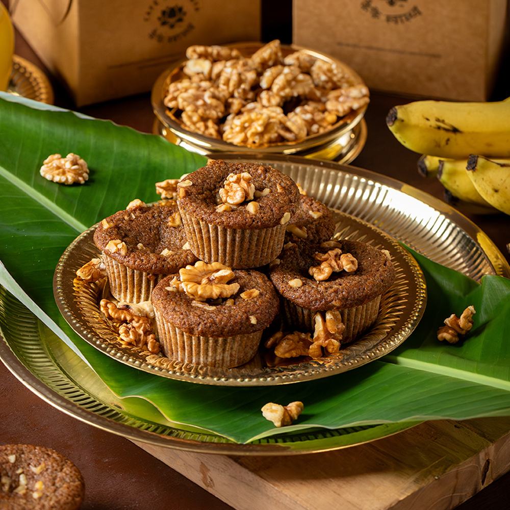 Gluten Free Banana Walnut Muffin