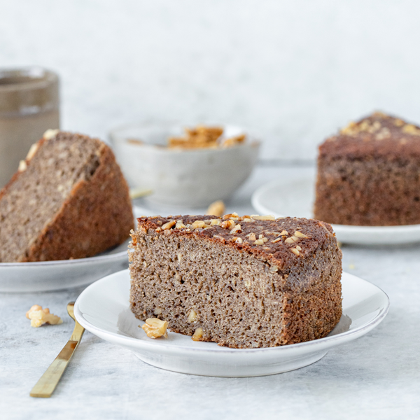 Gluten Free Banana Walnut Cake