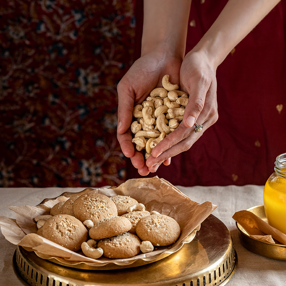 Cashew Nut Butter Cookies