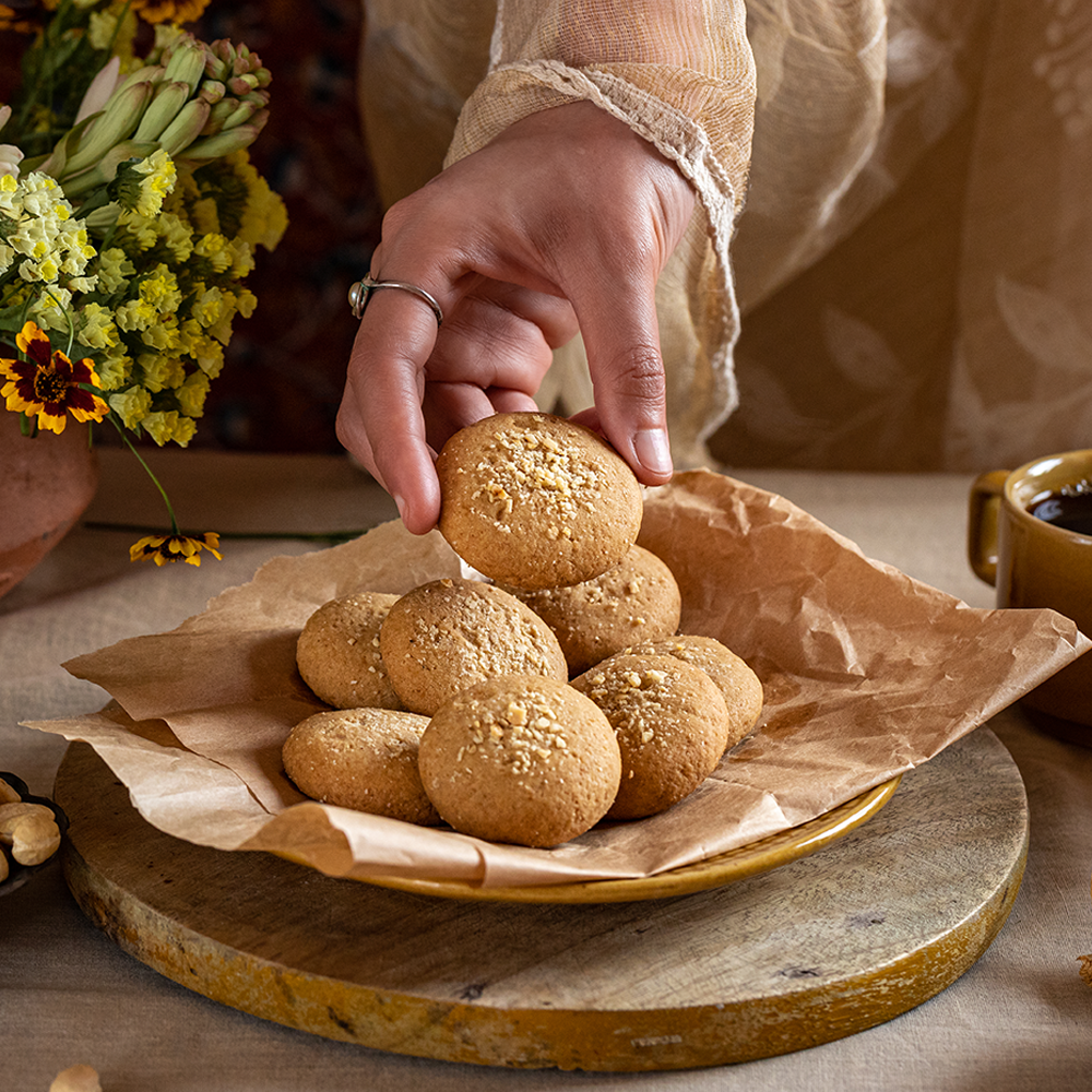 Cashew Nut Butter Cookies